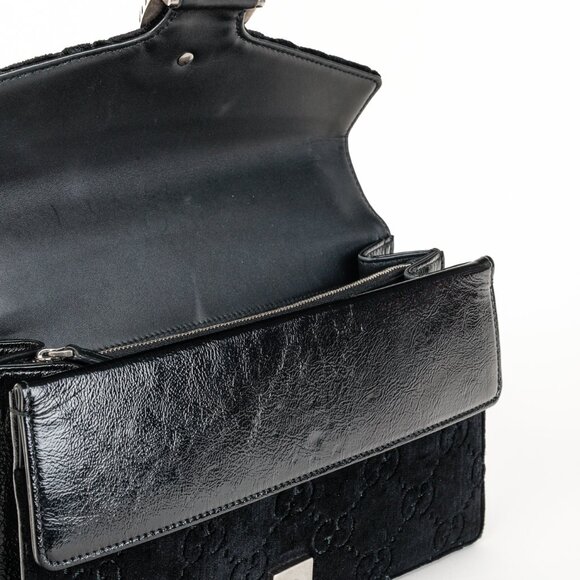 Gucci Velvet GG Monogram Dionysus Shoulder Bag - Picture 12 of 16